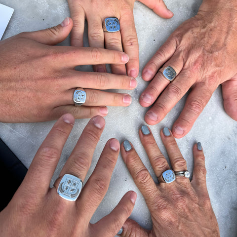 Beale Family Crest Signet Rings by Benjamin Black