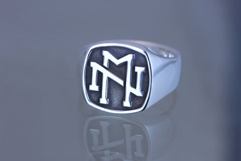 Monogram Signet Ring by Benjamin Black