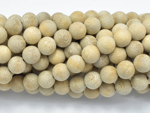 Matte Silkwood Beads, 8mm Round Beads-Ebeader