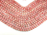 Rhodochrosite Beads, 9mm Round Beads-Gems: Round & Faceted-BeadDirect