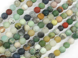 Matte Mixed Stone, 6mm Round Beads-Gems: Round & Faceted-BeadDirect