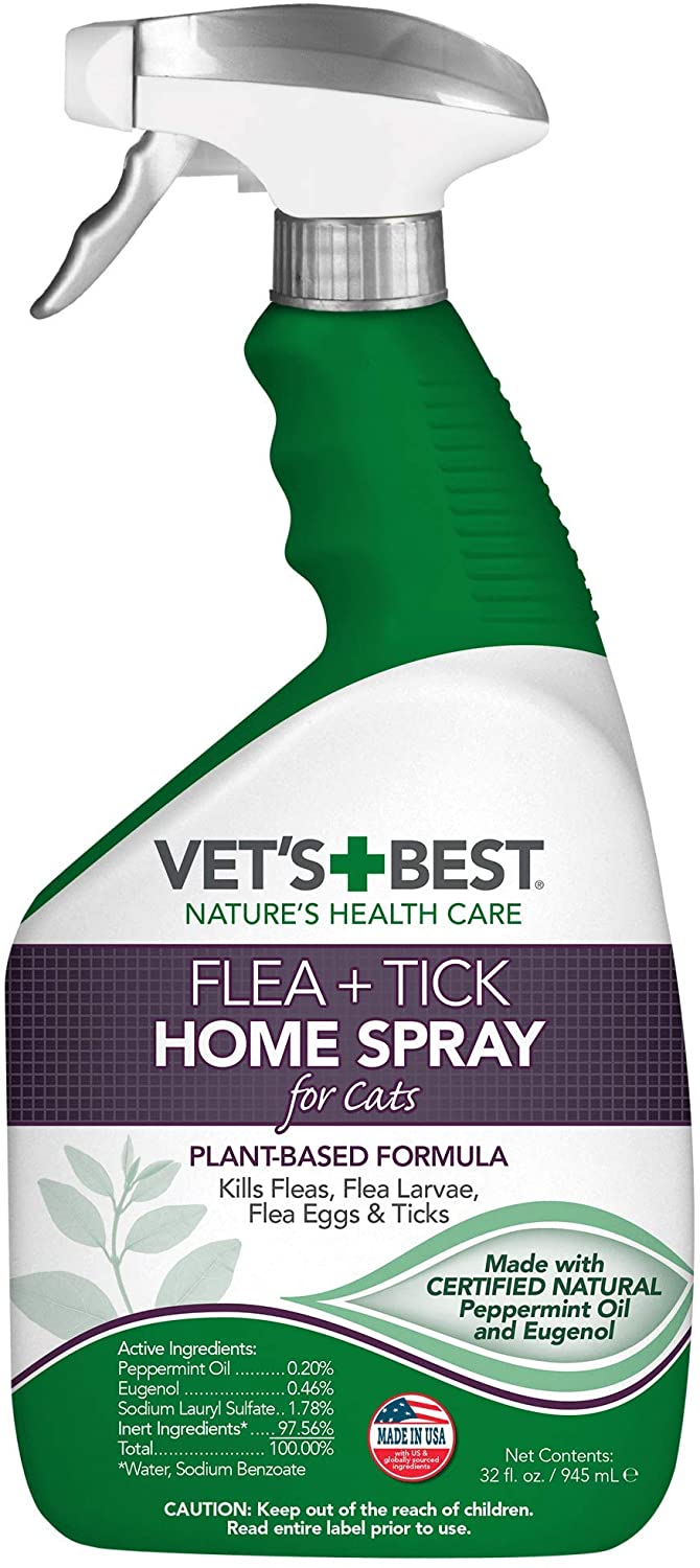 vet's best dog flea tick home spray