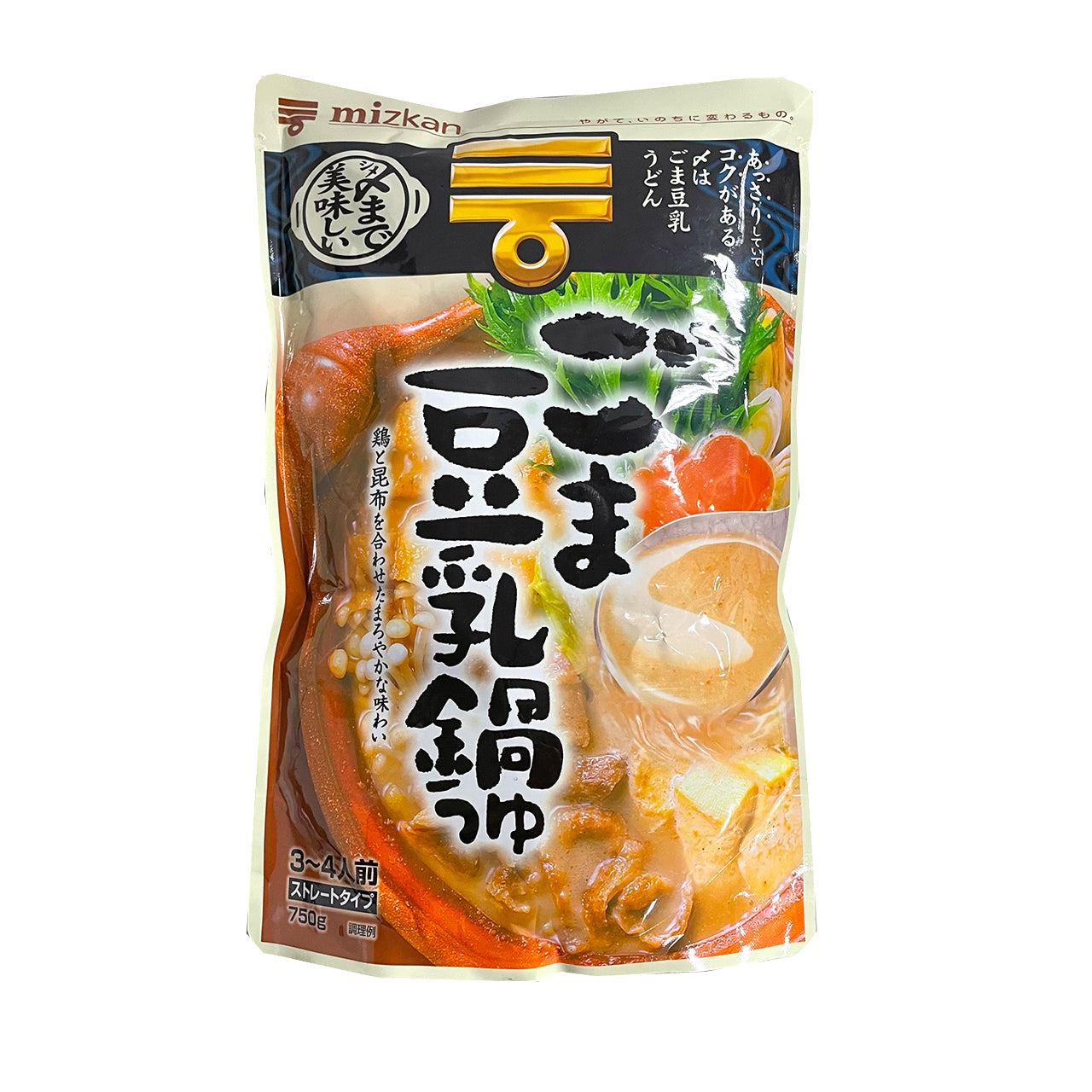 ミツカン 〆まで美味しい ごま豆乳鍋つゆストレート 750g – 九州屋plus+