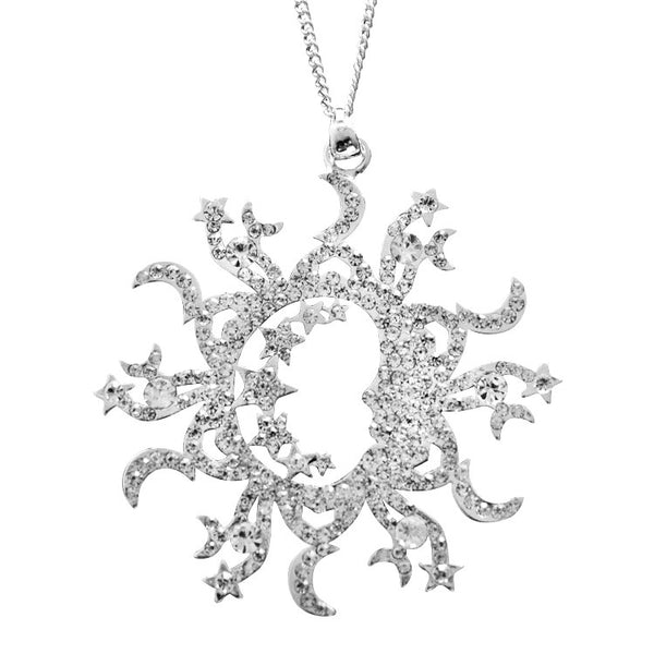 満点の Luna Snowflake Necklace Herlipto - アクセサリー