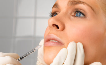 Woman getting dermal fillers