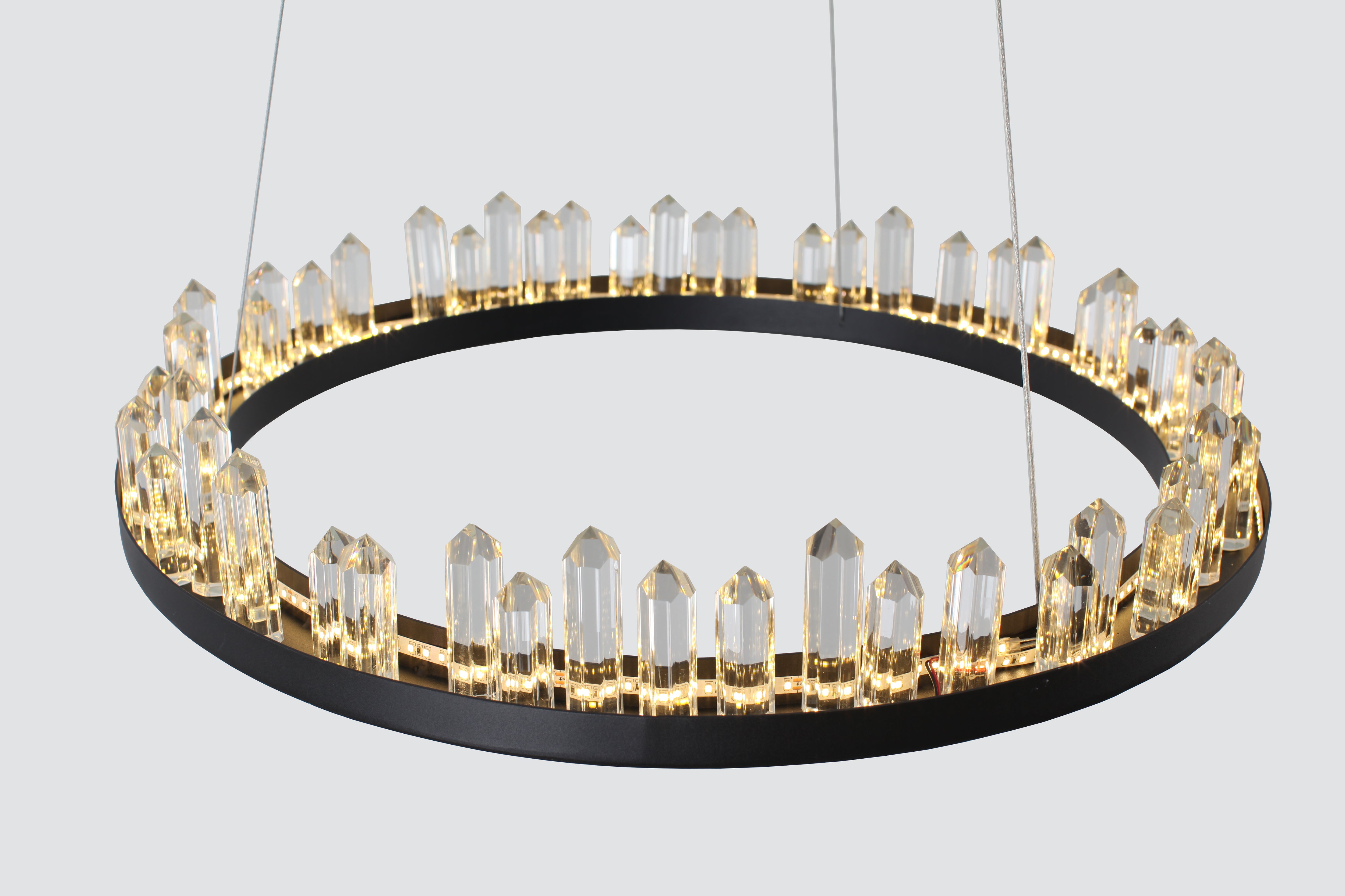 magnetic crystals for chandelier