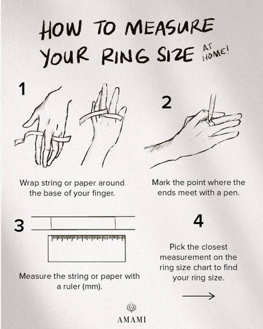 How To Measure Your Ring Size At Home – AMAMI Filipino Jewelry
