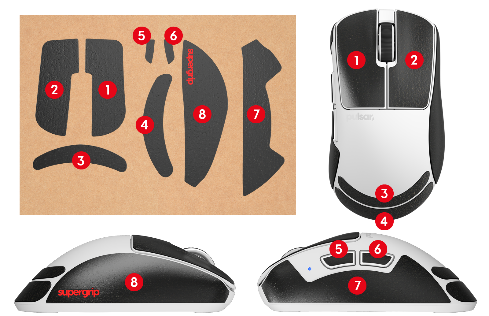 Supergrip grip tape for Xlite V3