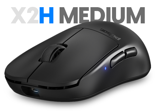 X2H Medium Black gaming mouse