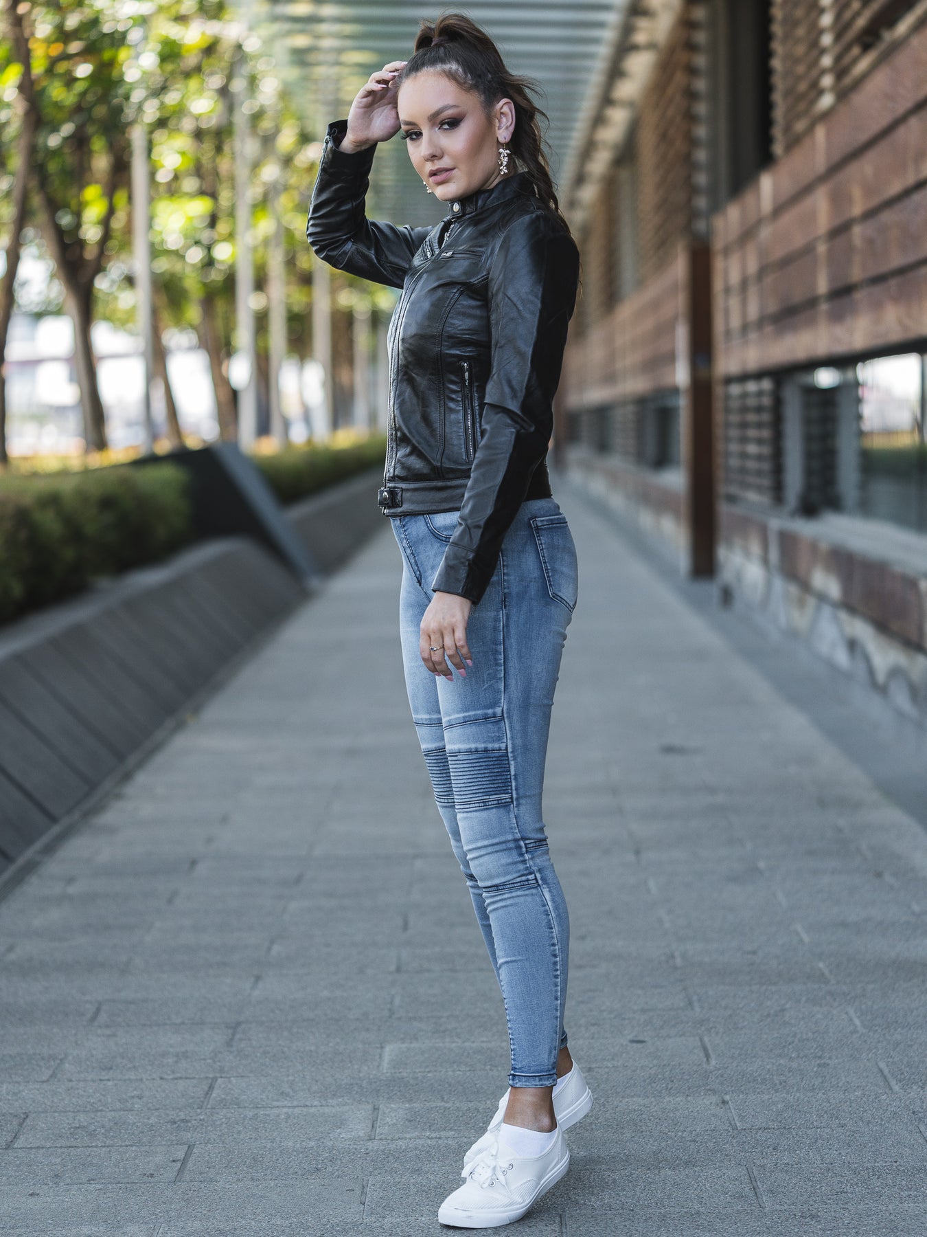 Women's Leather Jackets | Ladies Bomber Leather Jackets | Black Leather  Jackets