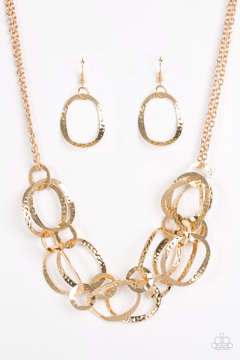 Circus Chic - Gold Necklace - Paparazzi Accessories #185