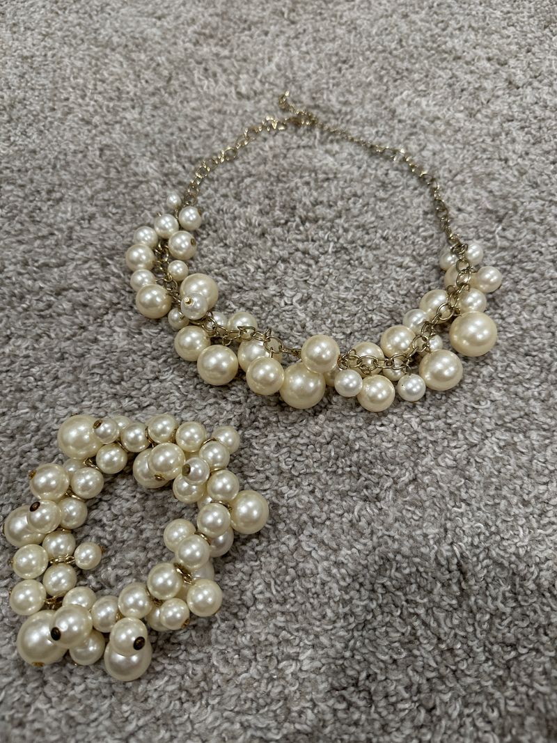 Necklace with bracelet