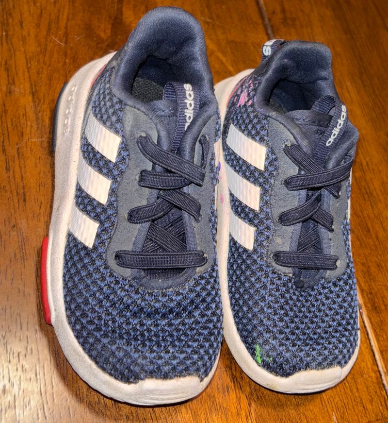 Adidas Navy blue adidas 6 (Toddler)