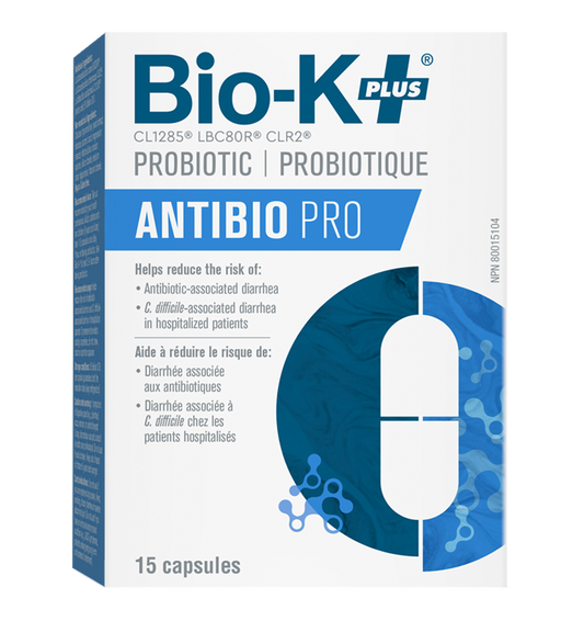 Bottle of Bio-K+ AntibioPro
