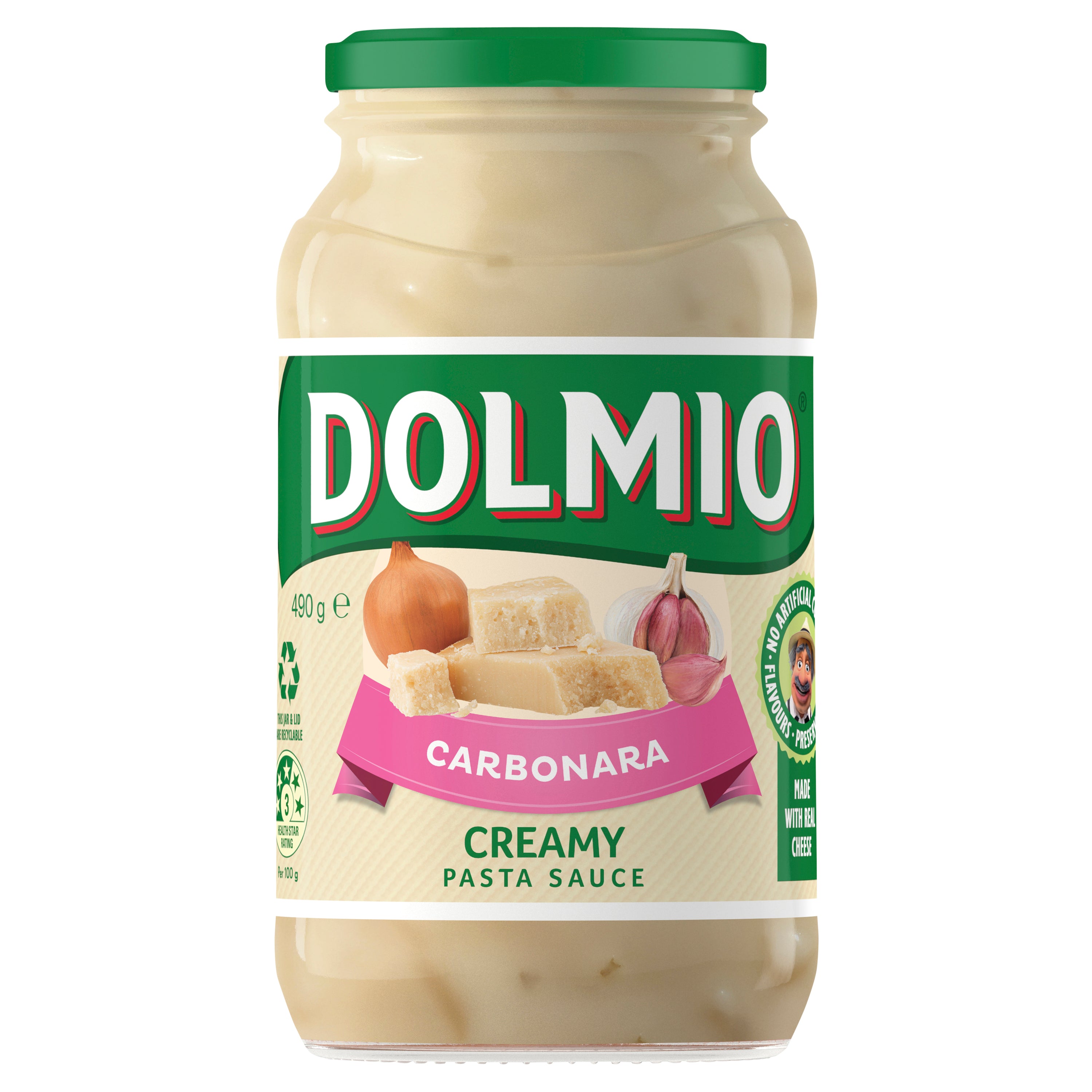Dolmio® Creamy Pasta Sauce - Carbonara 490g | Grocery Owl Singapore