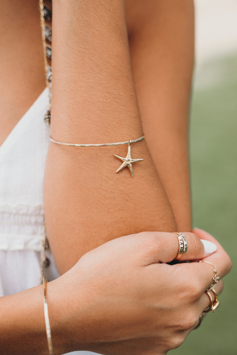 20% to Make-A-Wish Hawaii — Manini Starfish Chain bracelet – [ki-ele]