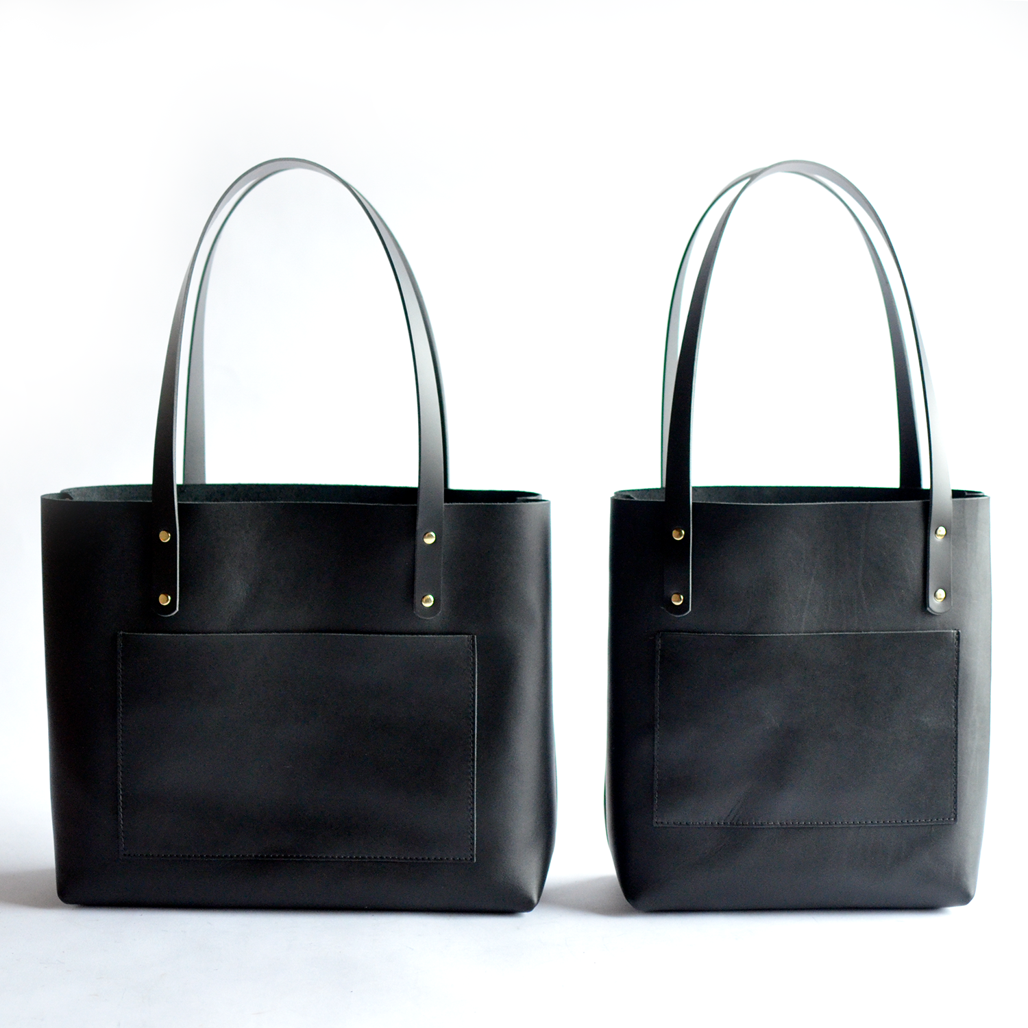 Classic Leather Totes by Moss Bags