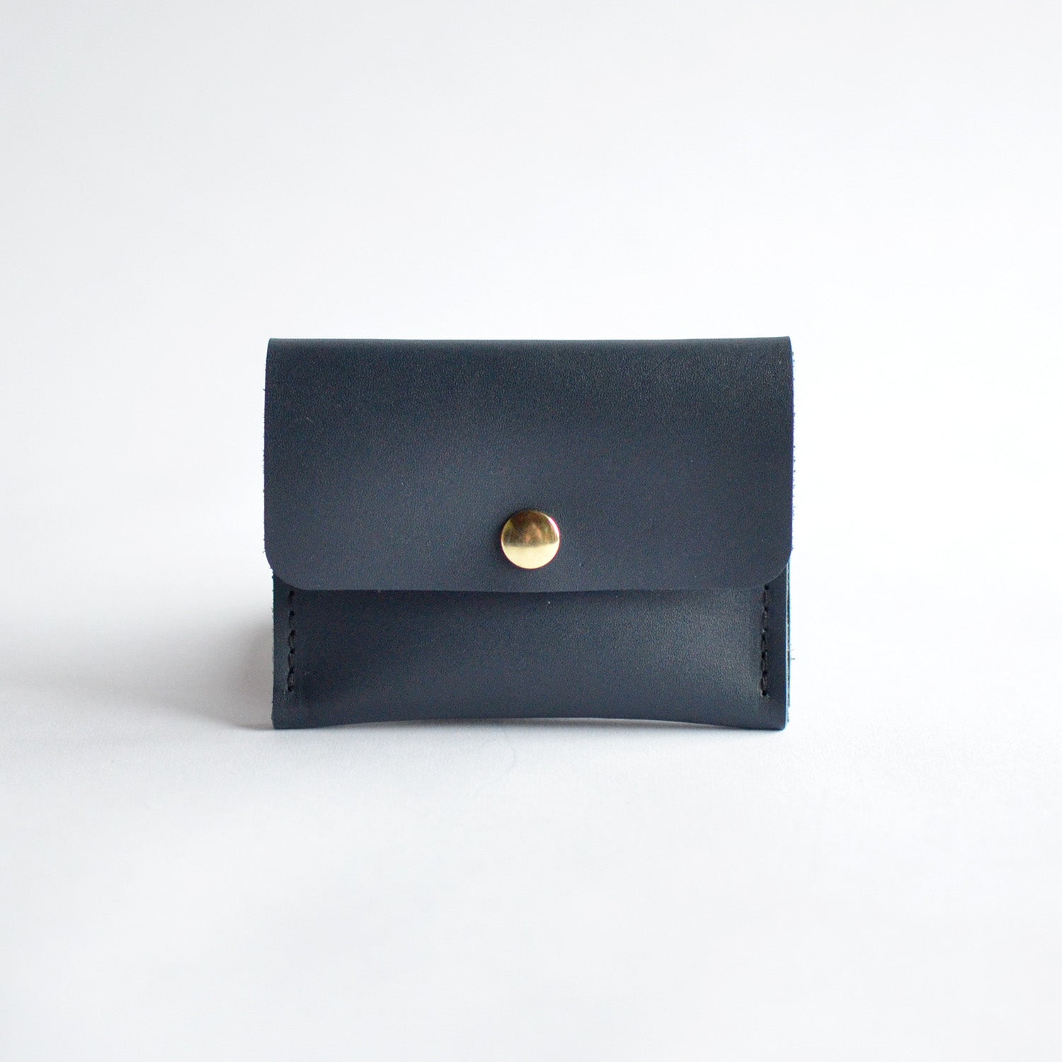 Mini Wallet - Chocolate Brown Leather – MOSS BAGS