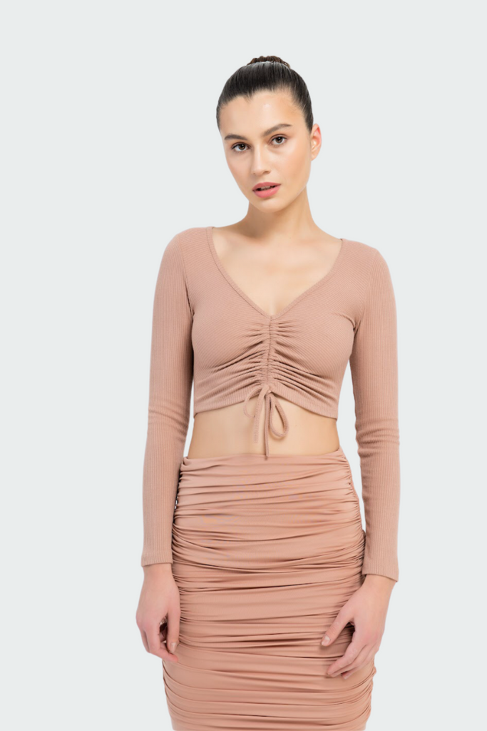 ruched-front-top