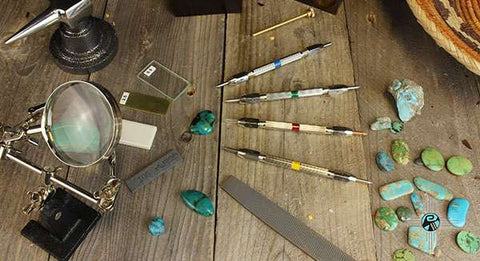 turquoise hardness testing kit