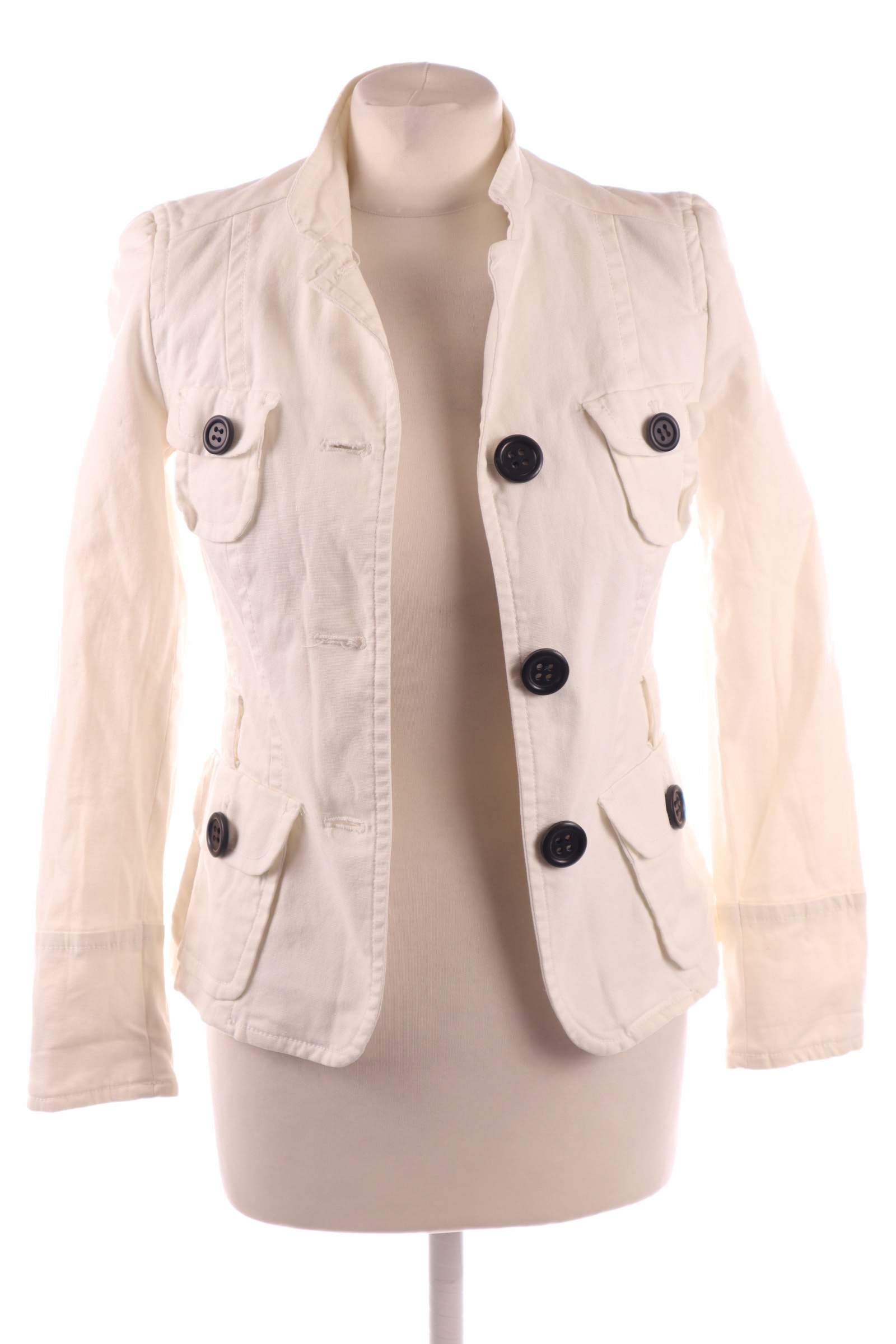 zara white jacket