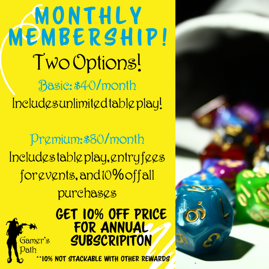 Monthly Membership Options