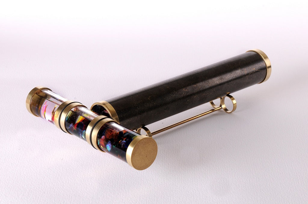 Medium Wheels Kaleidoscope, Brass Kaleidoscope, Gift Idea KM 