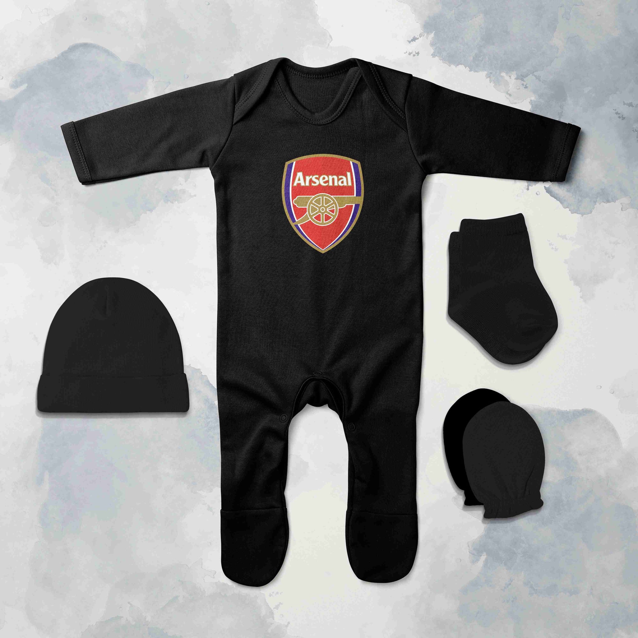 Adidas Arsenal FC 2022/23 Home Kit Infant Baby Jersey And Shorts 2 Piece  #430