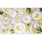 Porcelán citrom desszertes tányér Amalfi