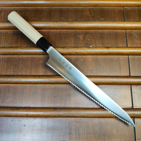 Hitohira Stainless Clad Chinese Cleaver 200mm Beechwood Handle