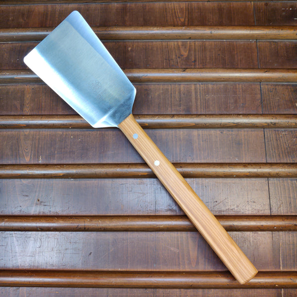 Due Buoi | Set 2 Spatulas: Wide Spatula & Narrow Spatula - Olive Wood Handle