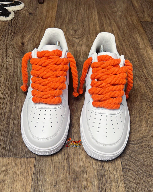 Snow rope laces - AF1 White