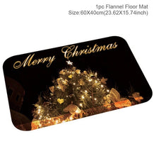 Load image into Gallery viewer, Christmas Flannel Ornament Door Mat Carpet
