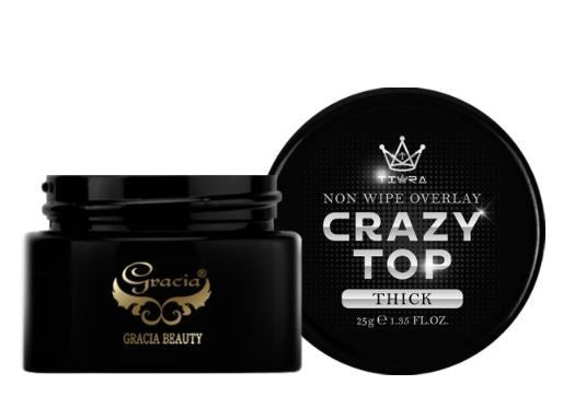 Tiara Crazy Top Gel (Thick) (Bottle 14ml) – Sweetie Nail Supply