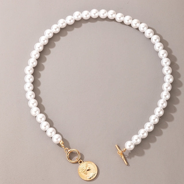 Charming Pearl Stone Necklace