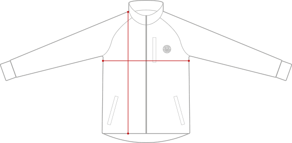 Odyssey Activewear jacket sizing