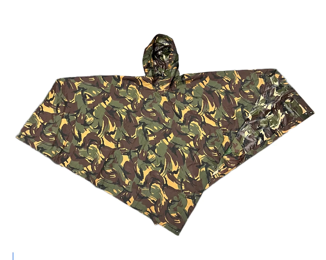 Dutch Army Woodland Rain Poncho – Marway Militaria Inc & Winnipeg Army ...