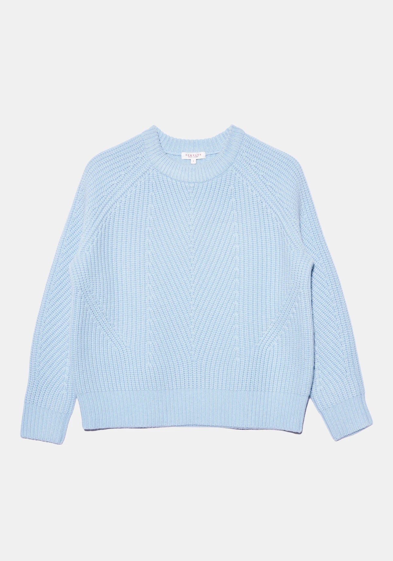 Chelsea wool sweater icy blue