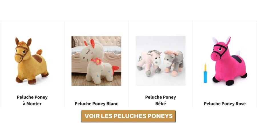 peluches poneys