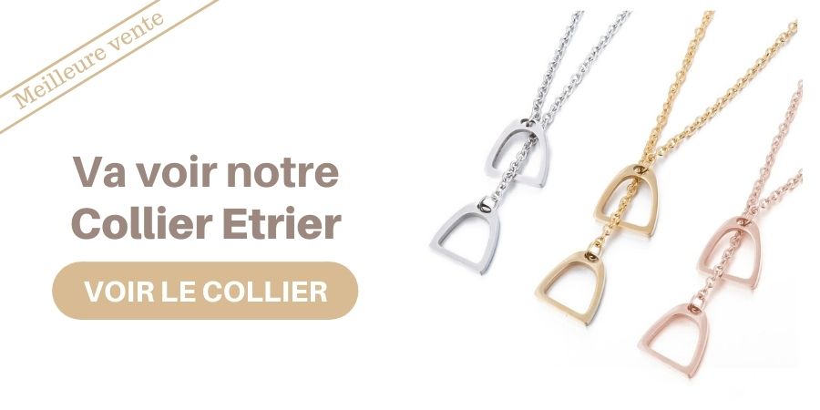 Collier étrier cheval