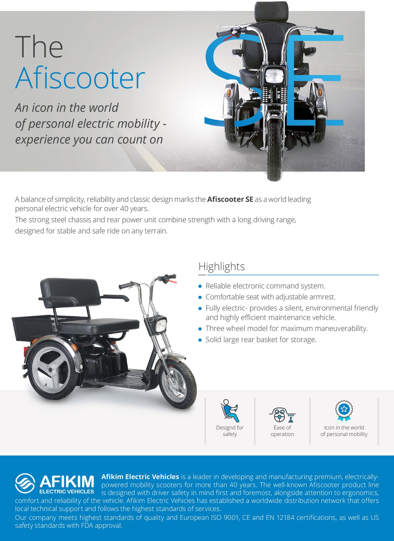 Afikim Sportster SE Brochure