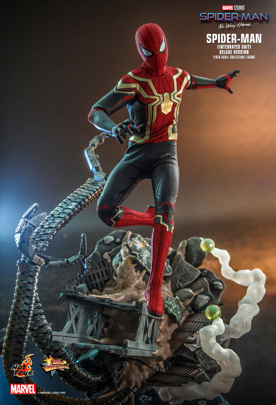 Spider-Man No Way Home - Spider-Man (Integrated Suit) Deluxe Ver. MMS6 |  AnimeXtreme