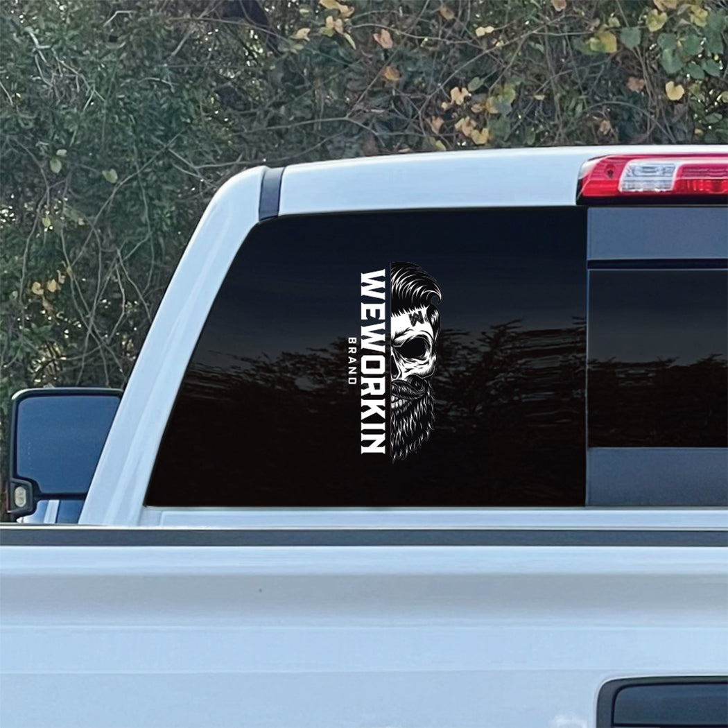 truck front window decals