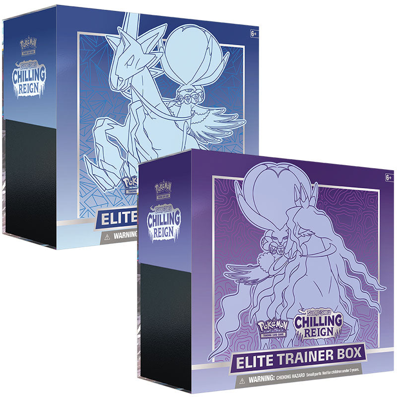 Pokemon TCG: Chilling Reign POKEMON CENTER Elite Trainer Box Pair