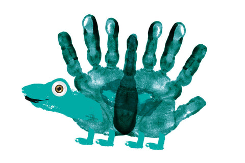 Dinosaur handprint
