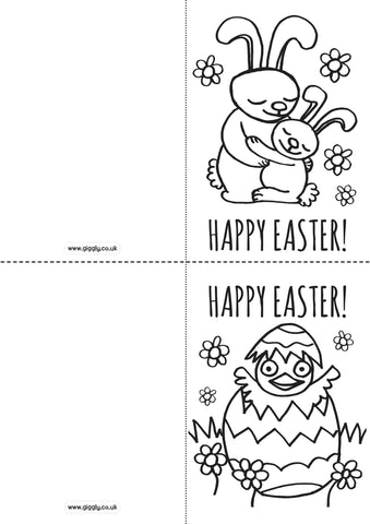 Easter card to print