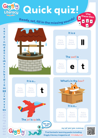 Free phonics worksheets set 6