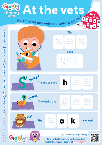 Free phonics worksheets set 6