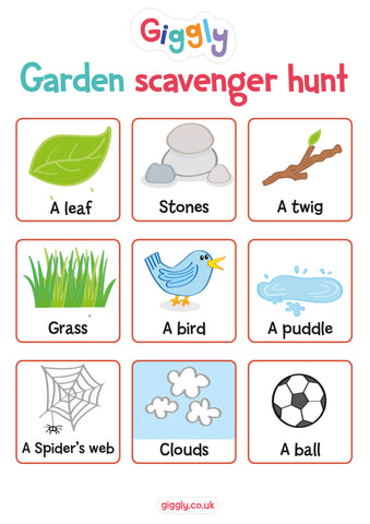 Garden scavenger hunt