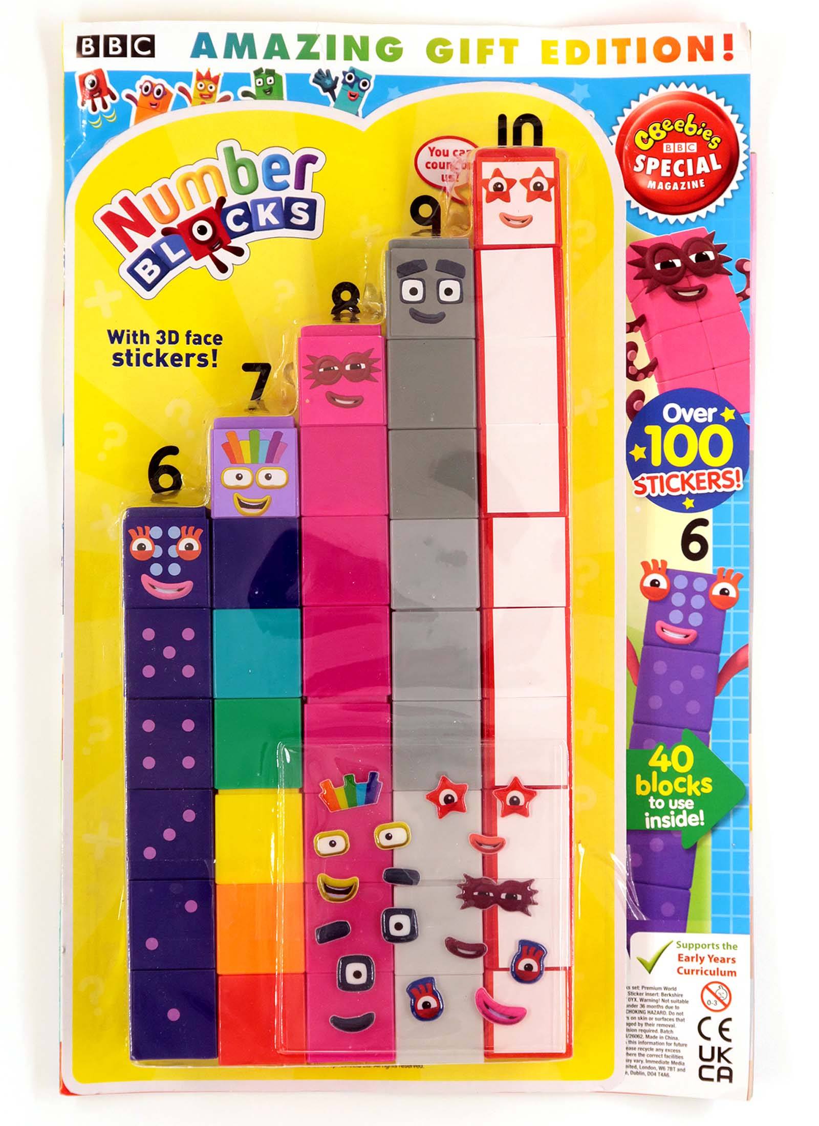 1 15 Numberblocks Alphablocks Foam Letters Number Blocks Cbeebies Magazine Numbers Special Needs 8351